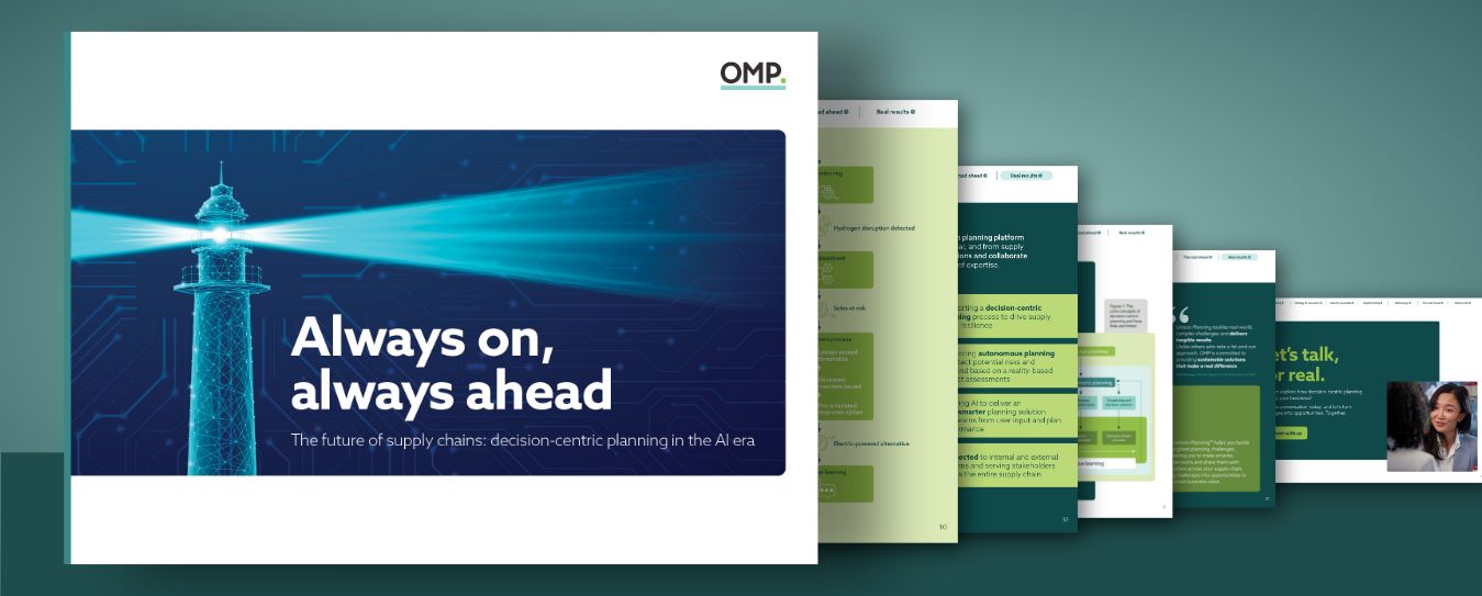 Decision-centric planning Conquer supply chain volatility with decision velocity