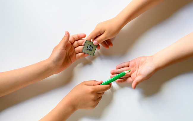 Kindergarten lessons: sharing is caring